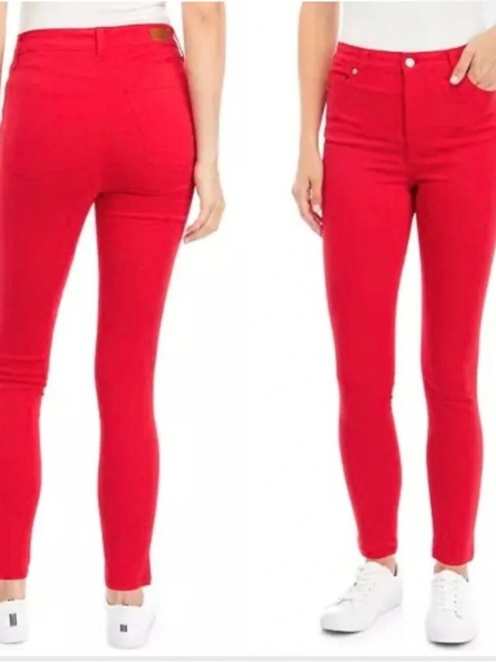 Crown & Ivy Red High-Rise Skinny Jeans 6P | Stretch